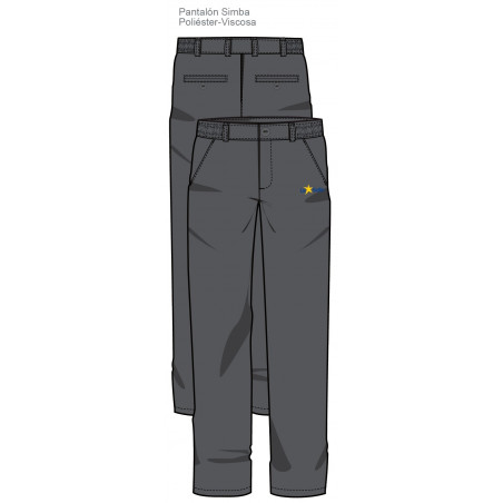 Pantalón uniforme T8 a TXL